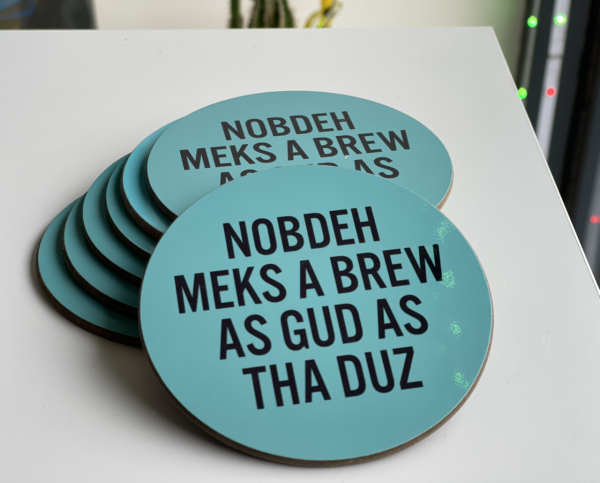 JAM Artwork Nobdah Meks A Brew Coaster