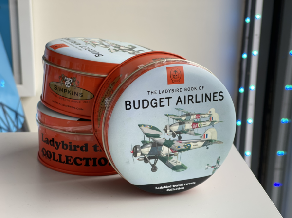 Simpkins Ladybird Tin BUDGET AIRLINES