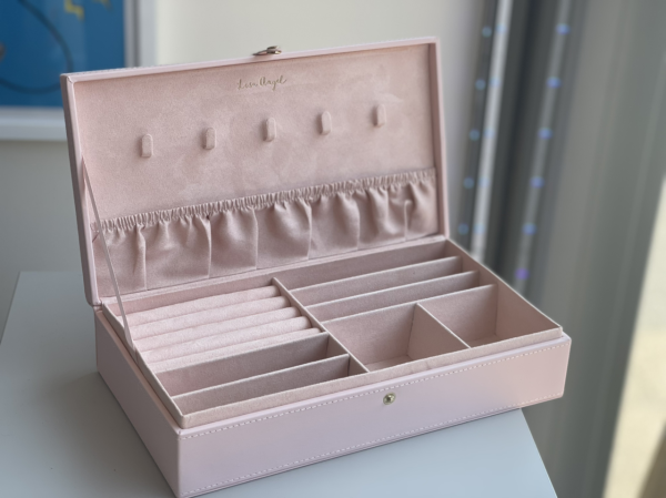 Large Pink Jewellery Box