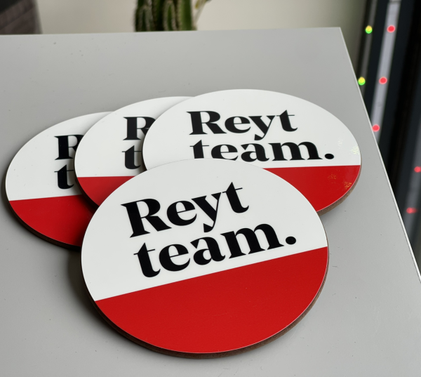 JAM Artwork Reyt Team Red Coaster