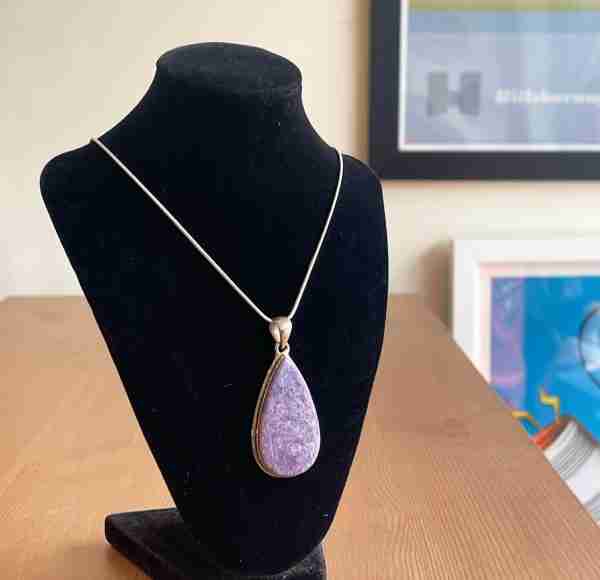 Charoite Crystal Necklace