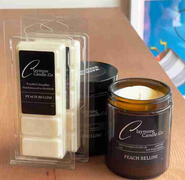 Claymore Candles Peach Bellini