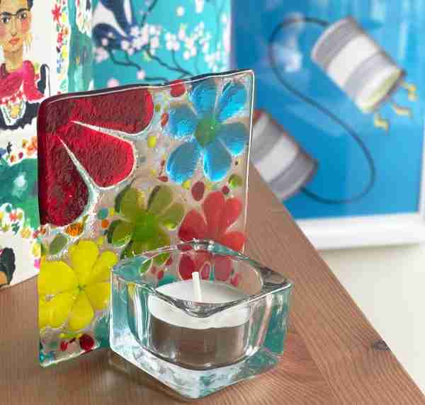 Glass Tea Light Holder - Image 2