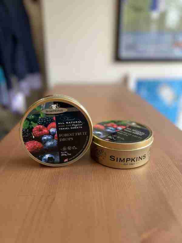 Simpkins Forest Fruit Drops Tin