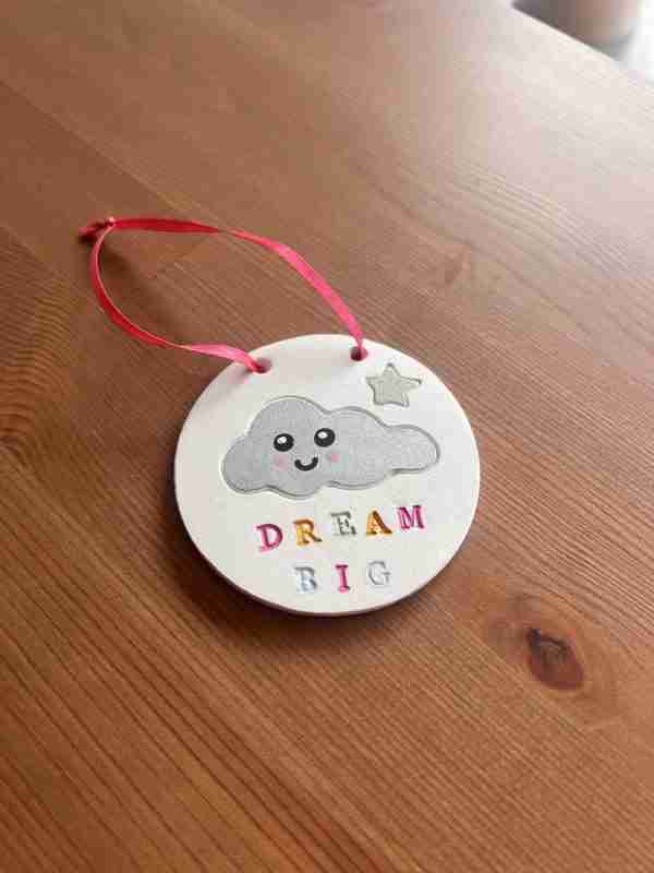 ‘Dream Big’ Hanging Plaque - Mini