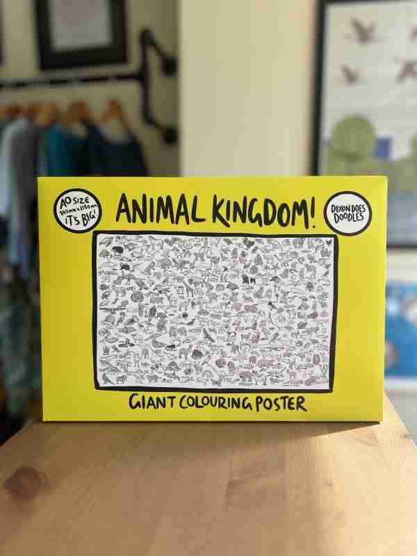 Animal Kingdom Giant Colouring Poster