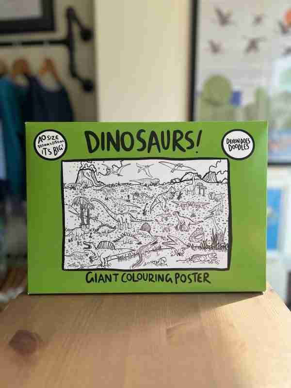 Dinosaurs Giant Colouring Poster