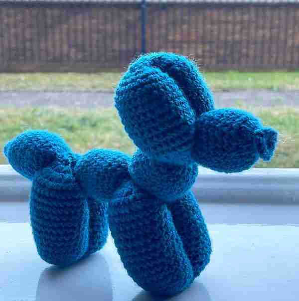 Crochet Balloon Dog Plushie