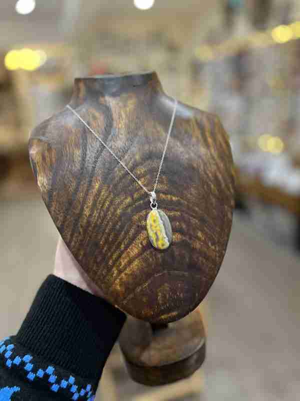 Bumblebee Jasper Crystal Necklace - Image 2